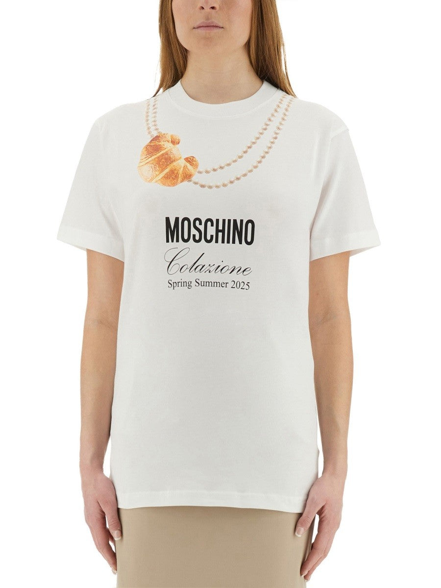 Moschino BREAKFAST" T-SHIRT – afbeelding 1