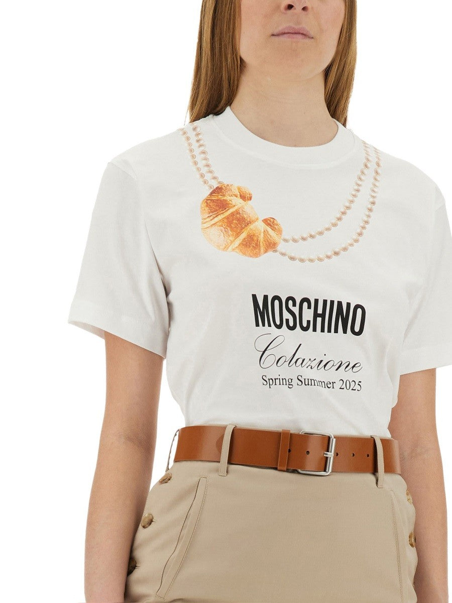 Moschino BREAKFAST" T-SHIRT – afbeelding 4