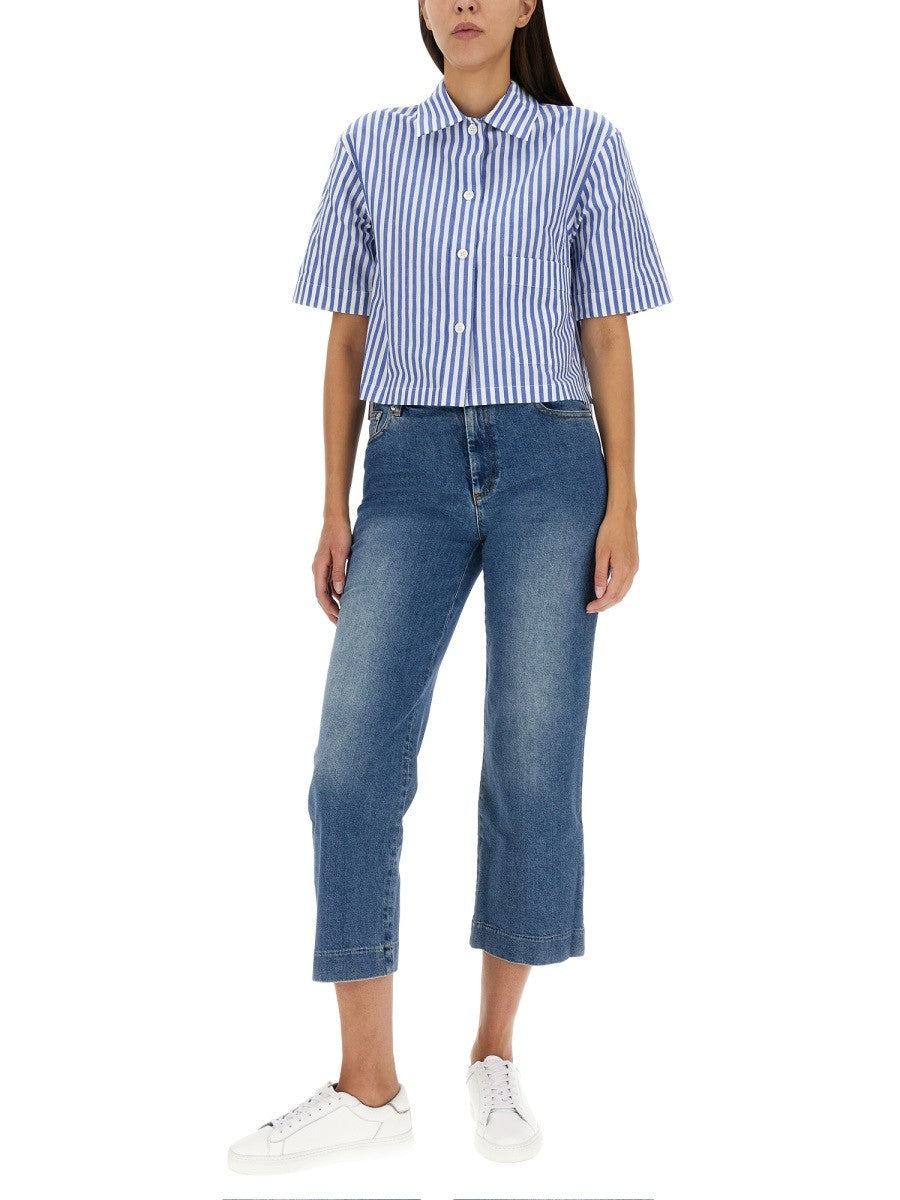 MARGARET HOWELL CANDY STRIPE SHIRT – afbeelding 2