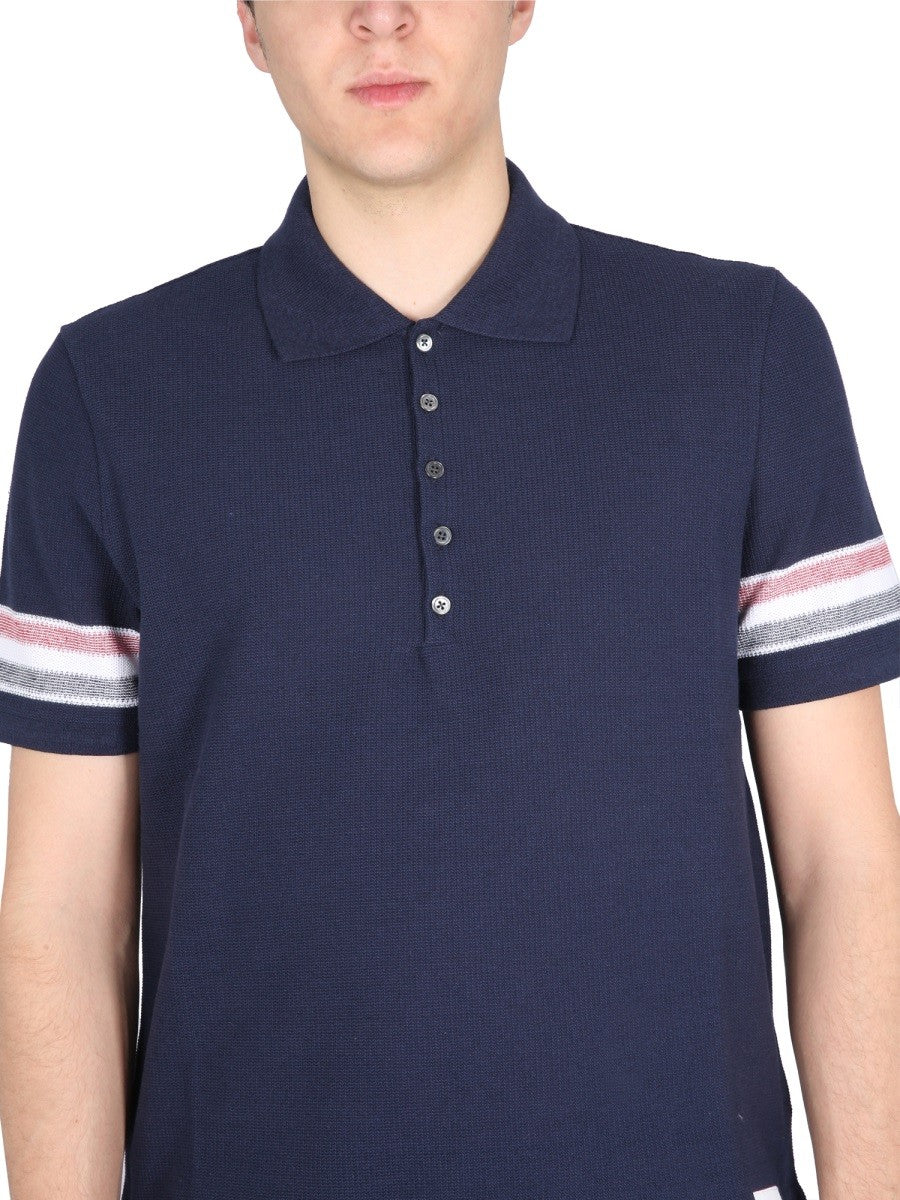 THOM BROWNE COTTON POLO – afbeelding 4