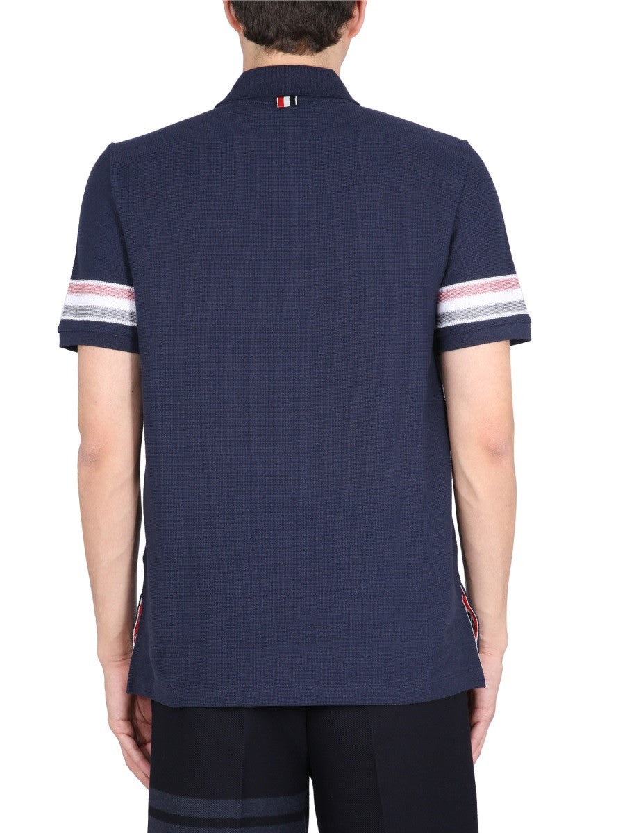 THOM BROWNE COTTON POLO – afbeelding 3