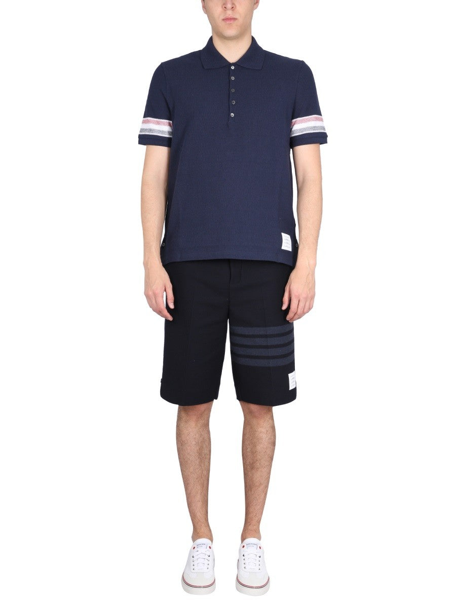 THOM BROWNE COTTON POLO – afbeelding 2