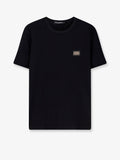 Dolce & Gabbana Cotton T-shirt with logo patch – afbeelding 1