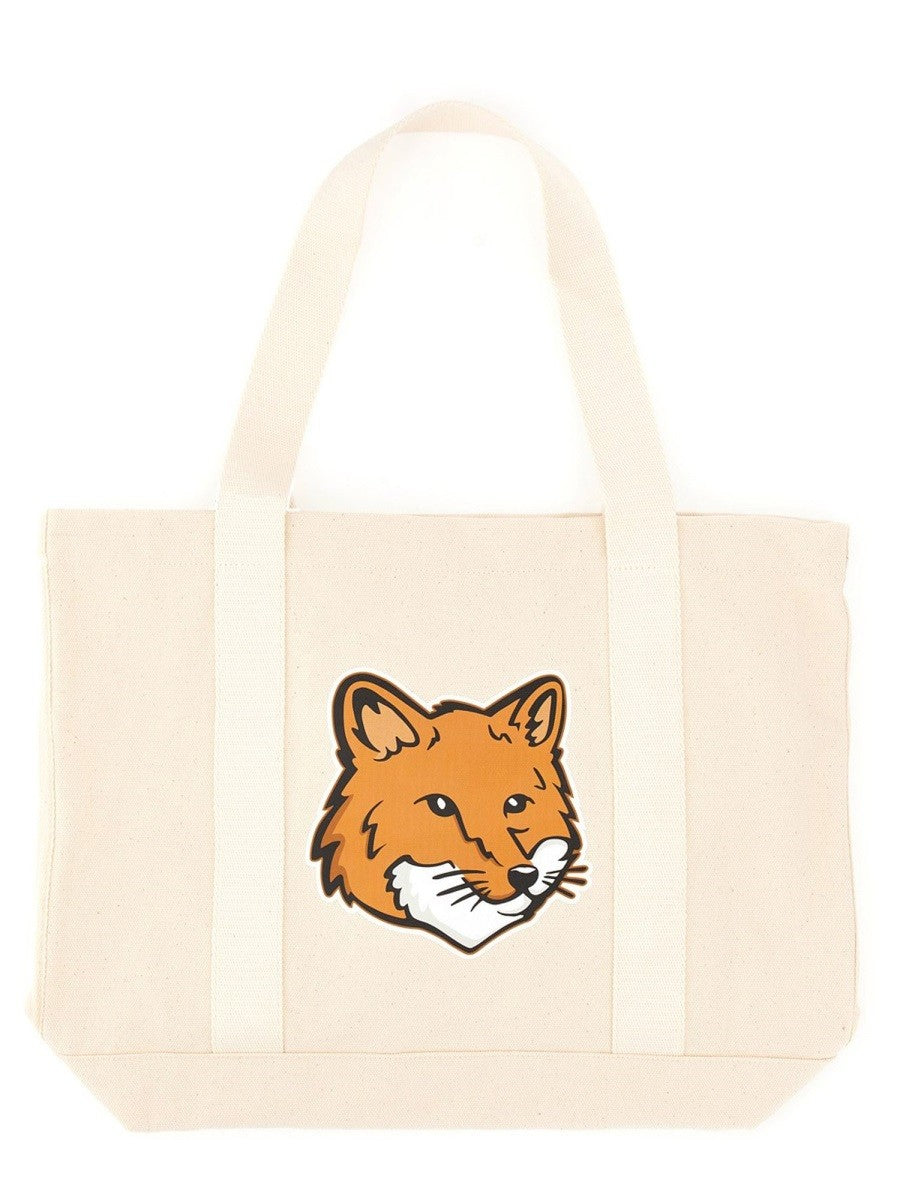 Maison Kitsune FOX HEAD PRINT BAG – afbeelding 1