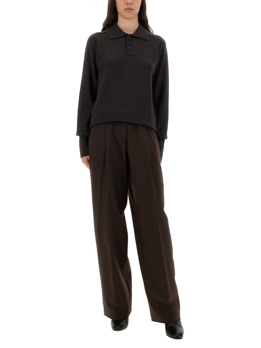 STUDIO NICHOLSON INVERNESS" SHIRT WITH POLO COLLAR – afbeelding 2