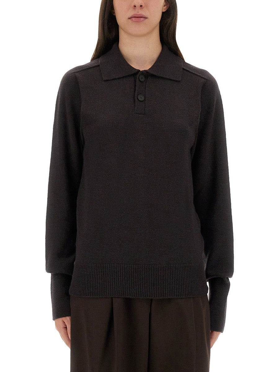 STUDIO NICHOLSON INVERNESS" SHIRT WITH POLO COLLAR – afbeelding 1