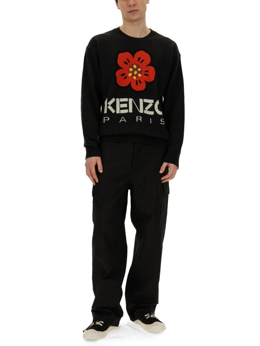Kenzo JERSEY WITH EMBROIDERY BOKE FLOWER – afbeelding 2