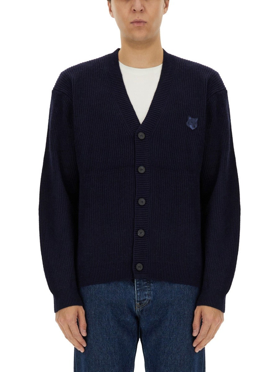 Maison Kitsune RIBBED CARDIGAN – afbeelding 1