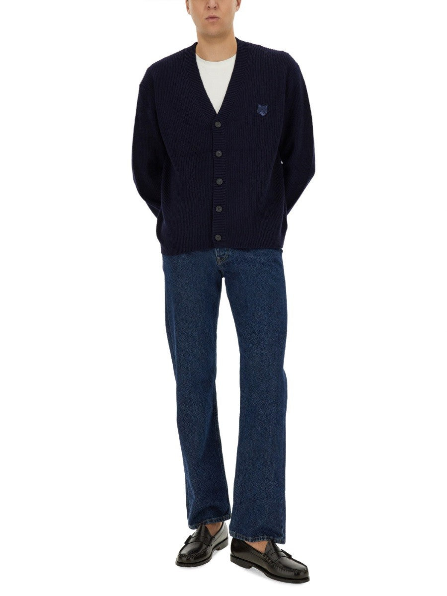 Maison Kitsune RIBBED CARDIGAN – afbeelding 2