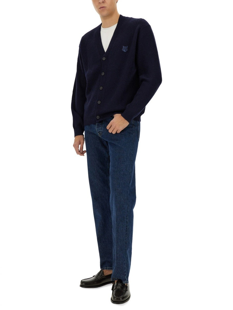 Maison Kitsune RIBBED CARDIGAN – afbeelding 4