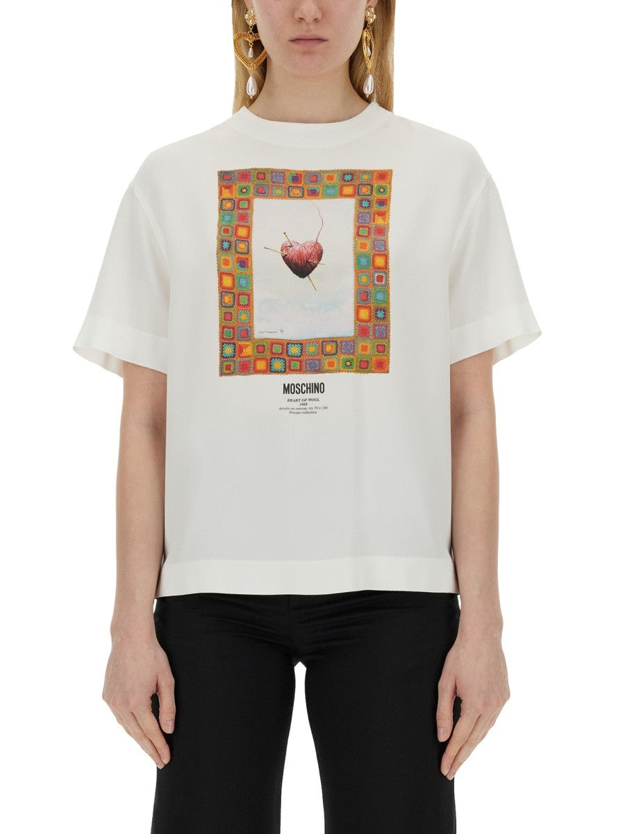 Moschino T-SHIRT "HEART – afbeelding 1