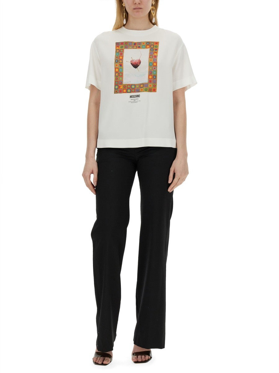 Moschino T-SHIRT "HEART – afbeelding 2